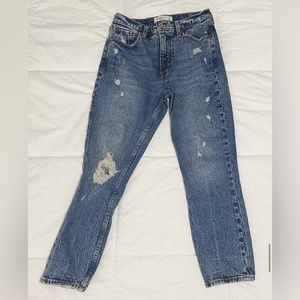 Skinny high rise jeans